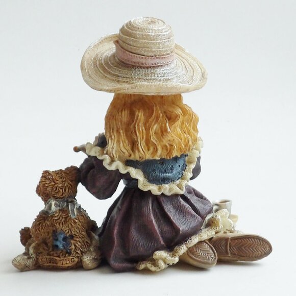 Yesterdays Child Vintage BOYDS BEARS Figurine Whitney w/ Wilson Tea Party #3523 - Picture 6 of 13
